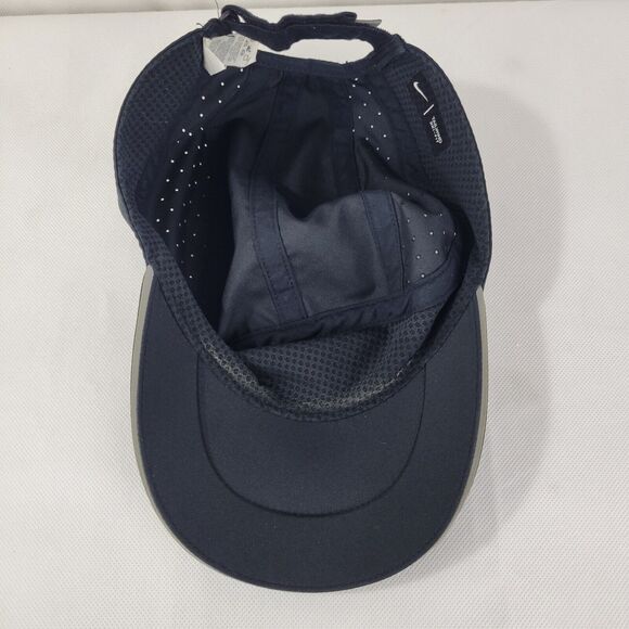 Nike Aerobill Tailwind Adult Black Reflective Swoosh Adjustable StrapBack Hat - Picture 9 of 12